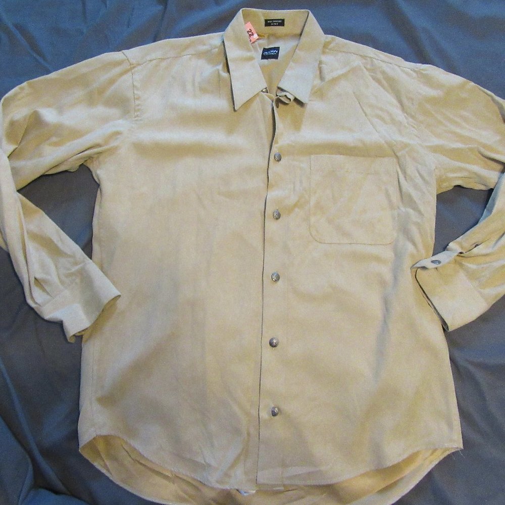 Mens Acorn by Bob Goldfeder Button Up Shirt Sz M/L